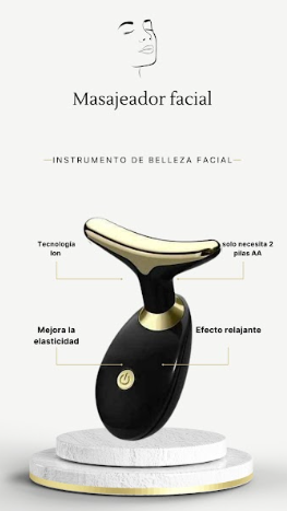 Masajeador Facial y de Cuello Antiarrugas